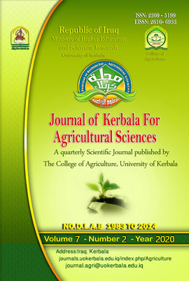 Journal of Kerbala for Agricultural Sciences Issue (2), Volume (7), (2020)